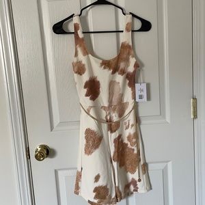New WeWoreWhat Cowhide Scoop Bodysuit!!